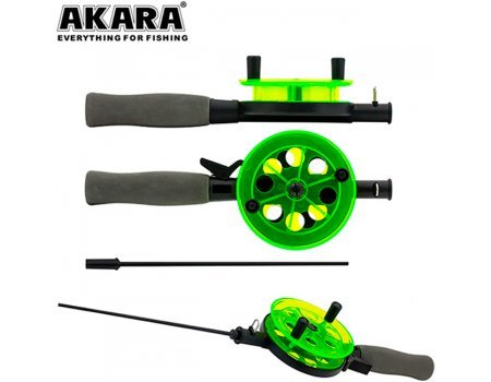 Зимняя удочка Akara JL1006 1808006 неопреновая ручка, 40см