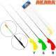 Зимняя удочка Akara RHS-G3R-R, 39см (1.5-5гр)