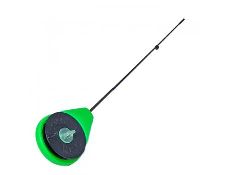 Удочка зимняя "балалайка" Lucky John Ergo (зеленая), 26.5см