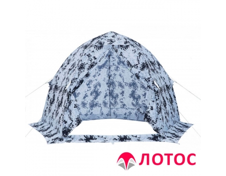 Палатка зимняя Лотос 3 (КМФ) Камуфляж