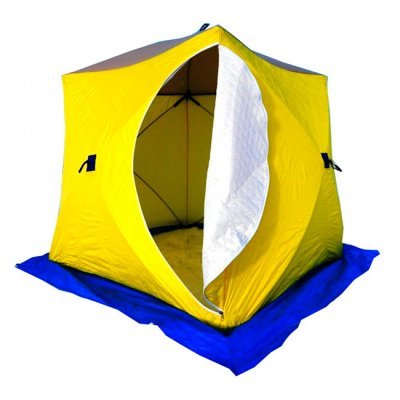 Палатка зимняя Стэк Куб 3 трехслойная, 2.2x2.2x2.05м