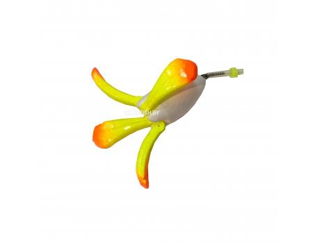 Поплавок зимний Proliv "Цветок" желто-красный, 2г