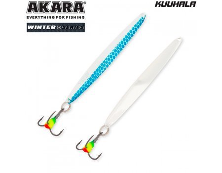 Блесна зимняя Akara Ice Kuuhala, 16гр, цвет 1-Sil/Sil