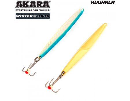 Блесна зимняя Akara Ice Kuuhala, 16гр, цвет Go/Bu