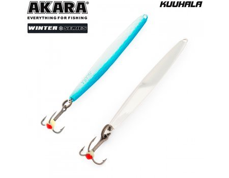 Блесна зимняя Akara Ice Kuuhala, 16гр, цвет Sil/Bu