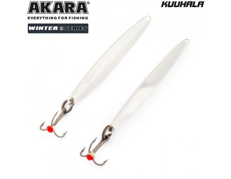 Блесна зимняя Akara Ice Kuuhala, 16гр, цвет Sil/Sil