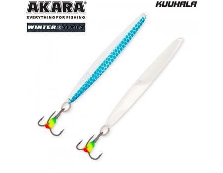 Блесна зимняя Akara Ice Kuuhala, 9гр, цвет 1-Sil/Sil
