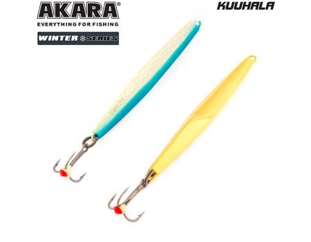 Блесна зимняя Akara Ice Kuuhala, 9гр, цвет Go/Bu