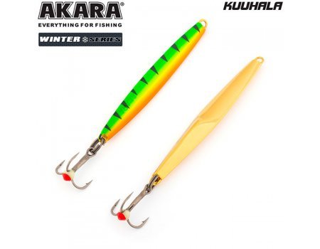 Блесна зимняя Akara Ice Kuuhala, 9гр, цвет Go/Ft