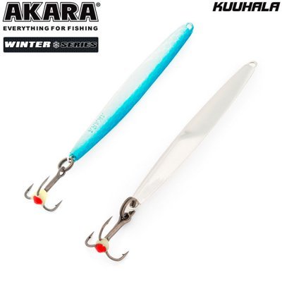 Блесна зимняя Akara Ice Kuuhala, 9гр, цвет Sil/Bu