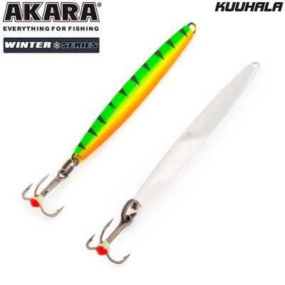 Блесна зимняя Akara Ice Kuuhala, 9гр, цвет Sil/Ft Блесна зимняя Akara Ice Kuuhala, 9гр, цвет Sil/Ft