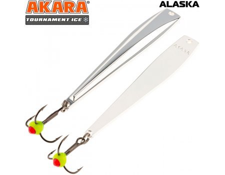 Блесна зимняя Akara Tournament Ice Alaska, 6гр, цвет Sil