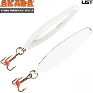 Блесна зимняя Akara Tournament Ice List, 2.5гр, цвет Sil Блесна зимняя Akara Tournament Ice List, 2.5гр, цвет Sil
