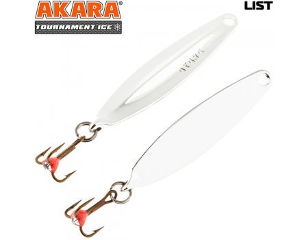 Блесна зимняя Akara Tournament Ice List, 2.5гр, цвет Sil