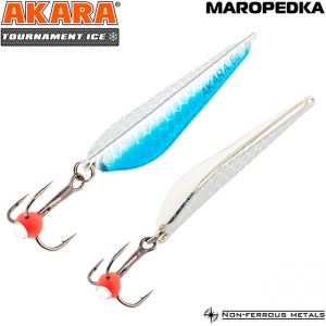 Блесна зимняя Akara Tournament Ice Maropedka, 11гр, цвет 1/SIL Блесна зимняя Akara Tournament Ice Maropedka, 11гр, цвет 1/SIL