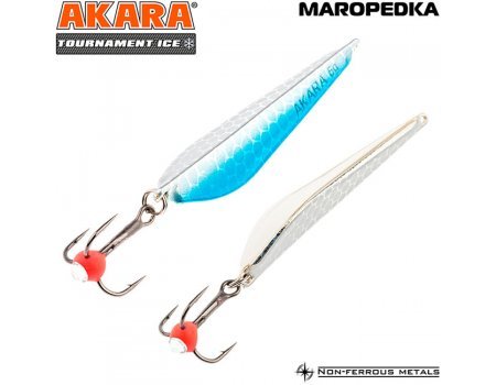 Блесна зимняя Akara Tournament Ice Maropedka, 18гр, цвет 1/SIL