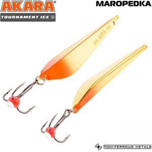 Блесна зимняя Akara Tournament Ice Maropedka, 11гр, цвет 3/GO Блесна зимняя Akara Tournament Ice Maropedka, 11гр, цвет 3/GO
