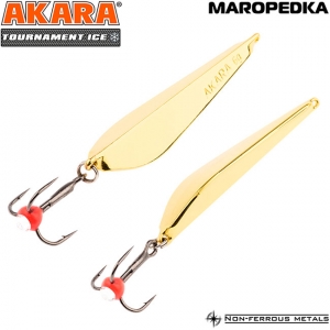 Блесна зимняя Akara Tournament Ice Maropedka, 11гр, цвет GO Блесна зимняя Akara Tournament Ice Maropedka, 11гр, цвет GO