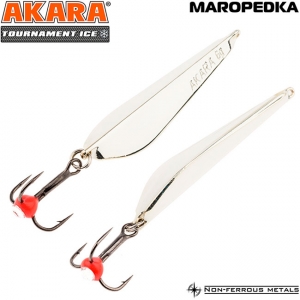 Блесна зимняя Akara Tournament Ice Maropedka, 11гр, цвет SIL Блесна зимняя Akara Tournament Ice Maropedka, 11гр, цвет SIL