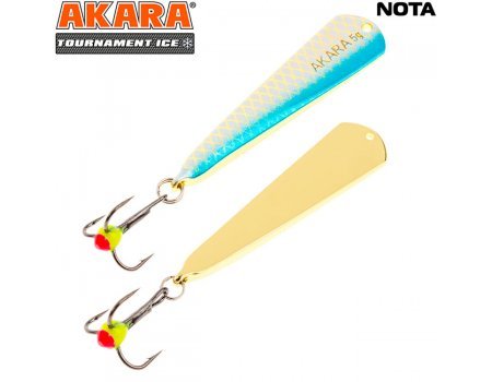 Блесна зимняя Akara Tournament Ice Nota, 5гр, цвет 1/GO