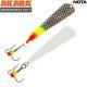 Блесна зимняя Akara Tournament Ice Nota, 3гр, цвет 28/SIL