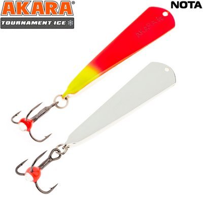 Блесна зимняя Akara Tournament Ice Nota, 5гр, цвет 34/SIL Блесна зимняя Akara Tournament Ice Nota, 5гр, цвет 34/SIL