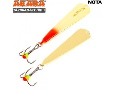 Блесна зимняя Akara Tournament Ice Nota, 3гр, цвет 3/GO