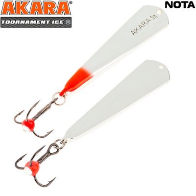 Блесна зимняя Akara Tournament Ice Nota, 5гр, цвет 3/SIL Блесна зимняя Akara Tournament Ice Nota, 5гр, цвет 3/SIL