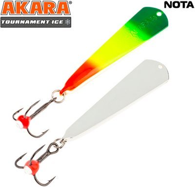 Блесна зимняя Akara Tournament Ice Nota, 5гр, цвет 86/SIL Блесна зимняя Akara Tournament Ice Nota, 5гр, цвет 86/SIL