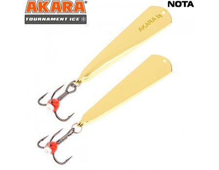 Блесна зимняя Akara Tournament Ice Nota, 5гр, цвет GO