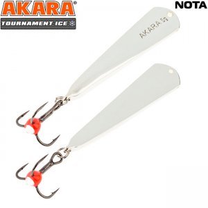 Блесна зимняя Akara Tournament Ice Nota, 3гр, цвет SIL