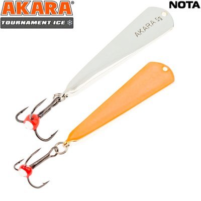 Блесна зимняя Akara Tournament Ice Nota, 5гр, цвет SIL/CU Блесна зимняя Akara Tournament Ice Nota, 5гр, цвет SIL/CU