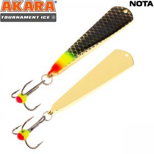 Блесна зимняя Akara Tournament Ice Nota, 5гр, цвет 28/GO