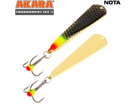 Блесна зимняя Akara Tournament Ice Nota, 5гр, цвет 28/GO