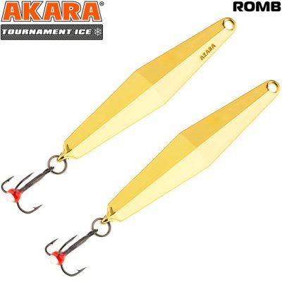 Блесна зимняя Akara Tournament Ice Romb, 2.5гр, цвет GO Блесна зимняя Akara Tournament Ice Romb, 2.5гр, цвет GO