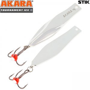 Блесна зимняя Akara Tournament Ice Stik, 14гр, цвет SIL