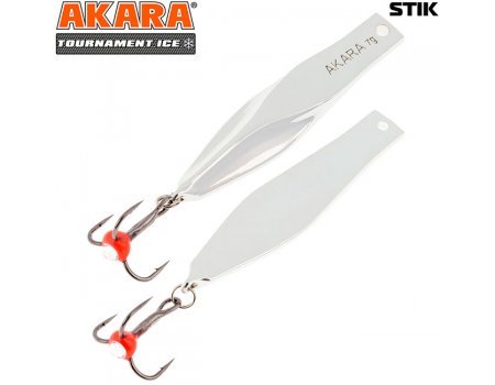 Блесна зимняя Akara Tournament Ice Stik, 8гр, цвет SIL