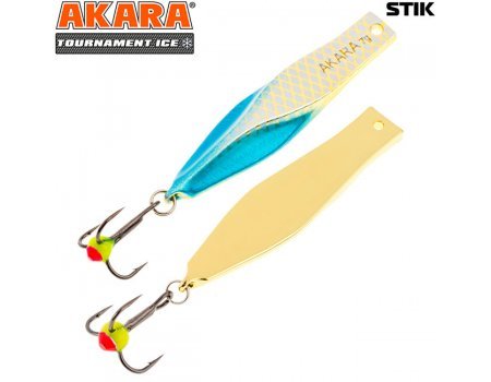 Блесна зимняя Akara Tournament Ice Stik, 7гр, цвет 1/GO