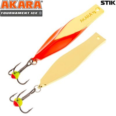 Блесна зимняя Akara Tournament Ice Stik, 7гр, цвет 3/GO Блесна зимняя Akara Tournament Ice Stik, 7гр, цвет 3/GO