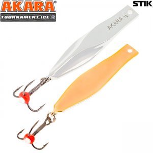 Блесна зимняя Akara Tournament Ice Stik, 7гр, цвет SIL/CU