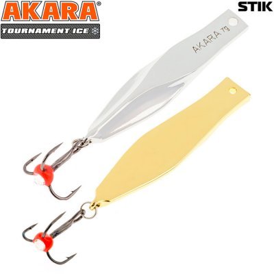 Блесна зимняя Akara Tournament Ice Stik, 8гр, цвет SIL/GO Блесна зимняя Akara Tournament Ice Stik, 8гр, цвет SIL/GO