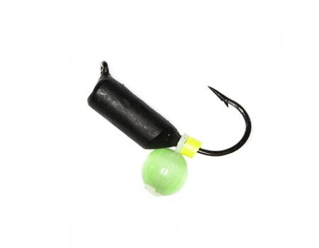 Мормышка вольфрамовая "Кошачий глаз" столбик с ушком 2.5 мм, 0.6г