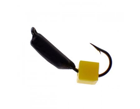 Мормышка вольфрамовая "Столбик" с сырным кубиком, 0.3г