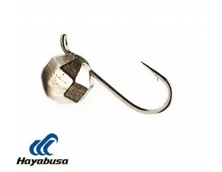 Мормышка вольфрамовая "Шар граненка крупная" с ушком 0.6г, 40AG