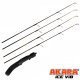 Зимняя удочка Akara Ice Vib с четырьмя хлыстами, 61см (до 20, 30, 50, 60гр)
