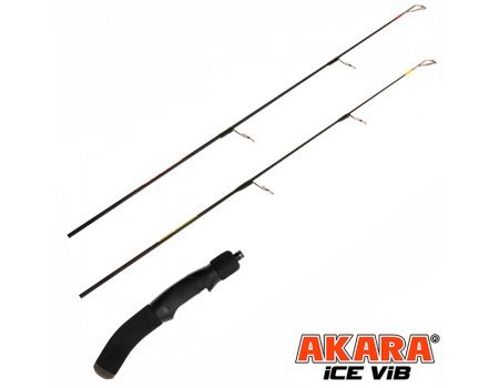 Зимняя удочка Akara Ice Vib с двумя хлыстами MH и HH, 61см (до 30, до 60гр)