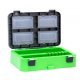 Ящик рыболовный зимний Helios (серый/салатовый), 19л