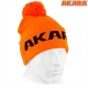 Шапка Akara Sport Winter Pompon, оранжевая