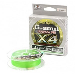 Плетенка YGK G-Soul Upgrade X4-150м, зеленая