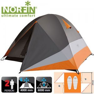 Двухместная палатка Norfin Begna 2 Alu